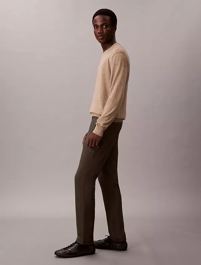 Cotton Sateen Slim Chino Pants Cotton Sateen Slim Chino Pants