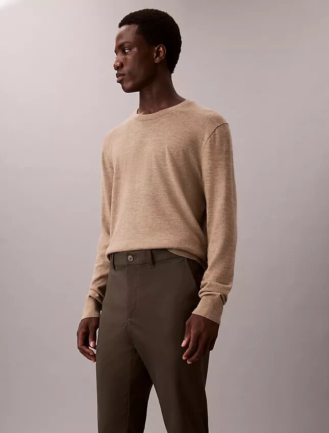 Cotton Sateen Slim Chino Pants Cotton Sateen Slim Chino Pants