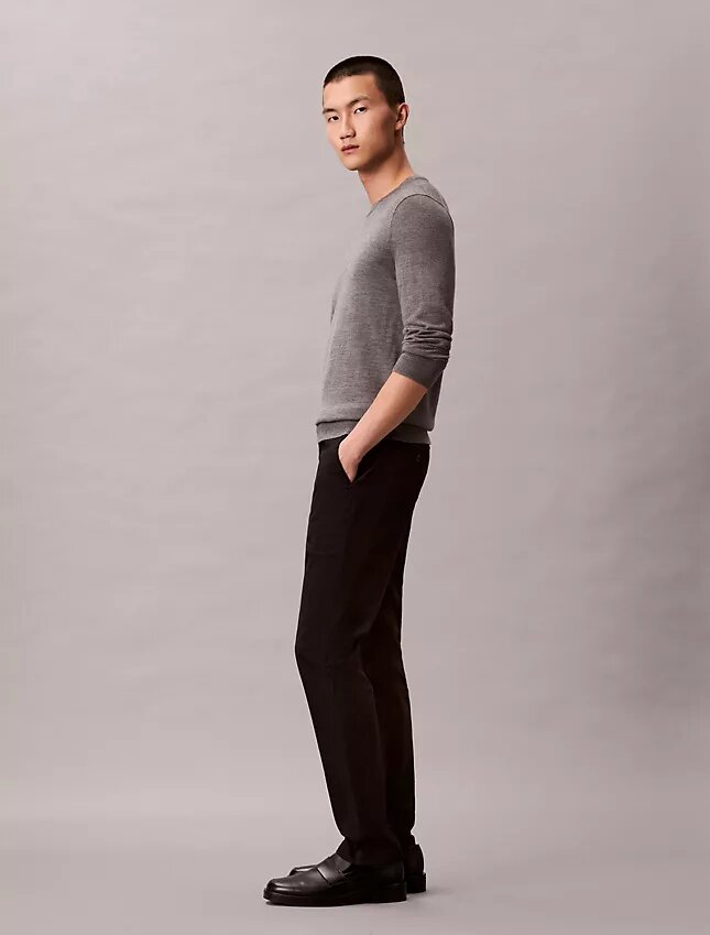 Cotton Sateen Slim Chino Pants Cotton Sateen Slim Chino Pants