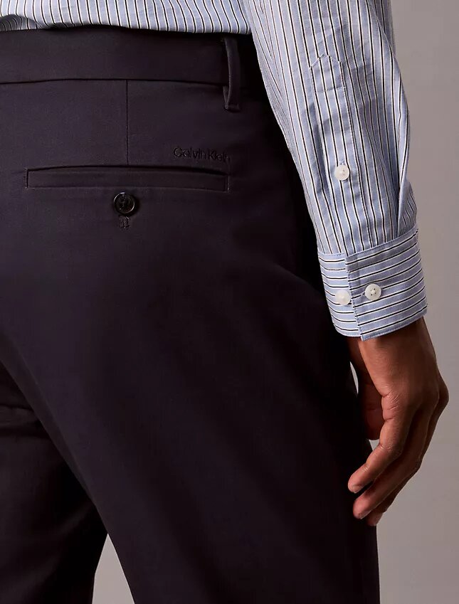 Cotton Sateen Slim Chino Pants Cotton Sateen Slim Chino Pants