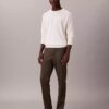Cotton Sateen Slim Tapered Chino Pants Cotton Sateen Slim Tapered Chino Pants