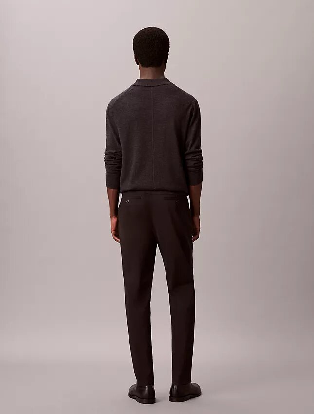 Cotton Sateen Slim Tapered Chino Pants Cotton Sateen Slim Tapered Chino Pants