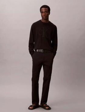 Cotton Slim Chino Pants