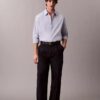 Cotton Solid Relaxed Button-Down Shirt Cotton Solid Relaxed Button-Down Shirt