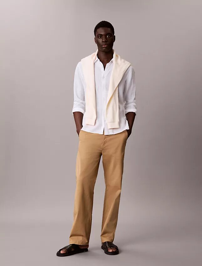 Cotton Stretch 90S Straight Chino Pants Cotton Stretch 90S Straight Chino Pants