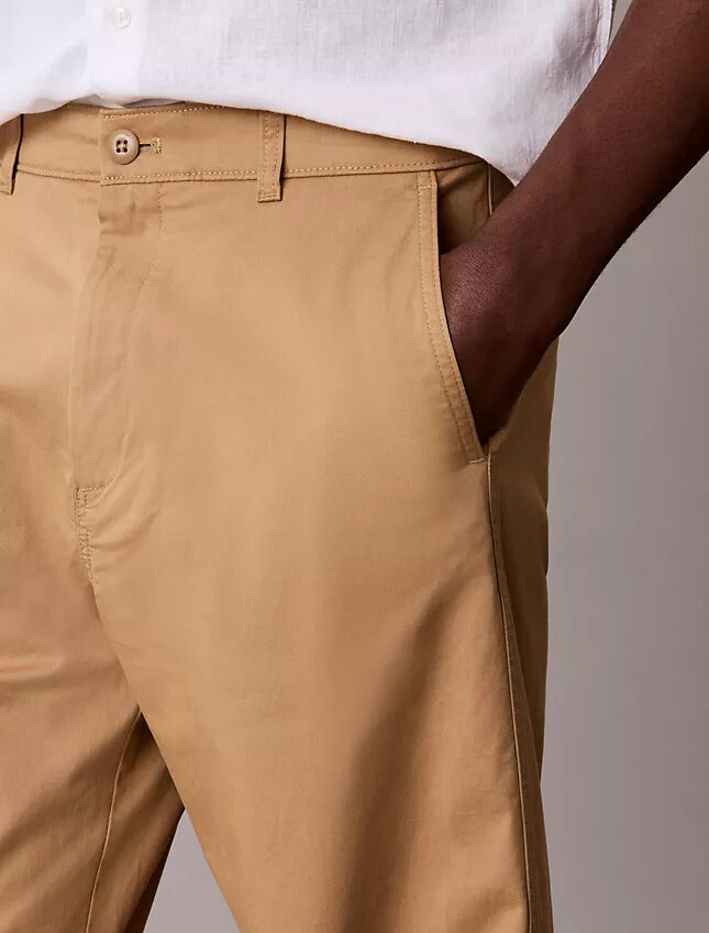 Cotton Stretch 90S Straight Chino Pants Cotton Stretch 90S Straight Chino Pants