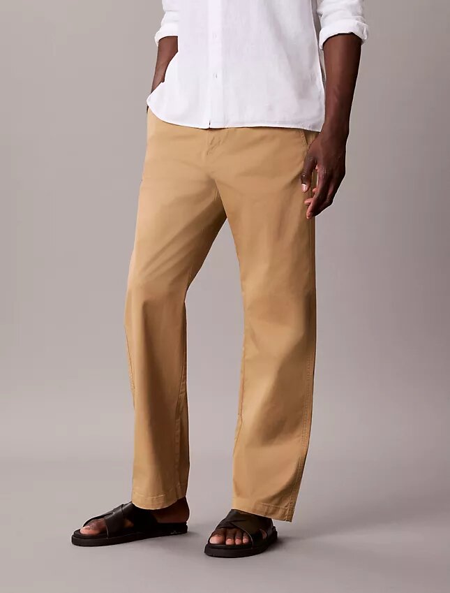 Cotton Stretch 90S Straight Chino Pants Cotton Stretch 90S Straight Chino Pants