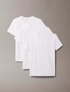 Cotton Stretch Blend 3-Pack Slim Fit Crewneck T-Shirt Cotton Stretch Blend 3-Pack Slim Fit Crewneck T-Shirt