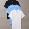 Cotton Stretch Blend 3-Pack Slim Fit Crewneck T-Shirt Cotton Stretch Blend 3-Pack Slim Fit Crewneck T-Shirt