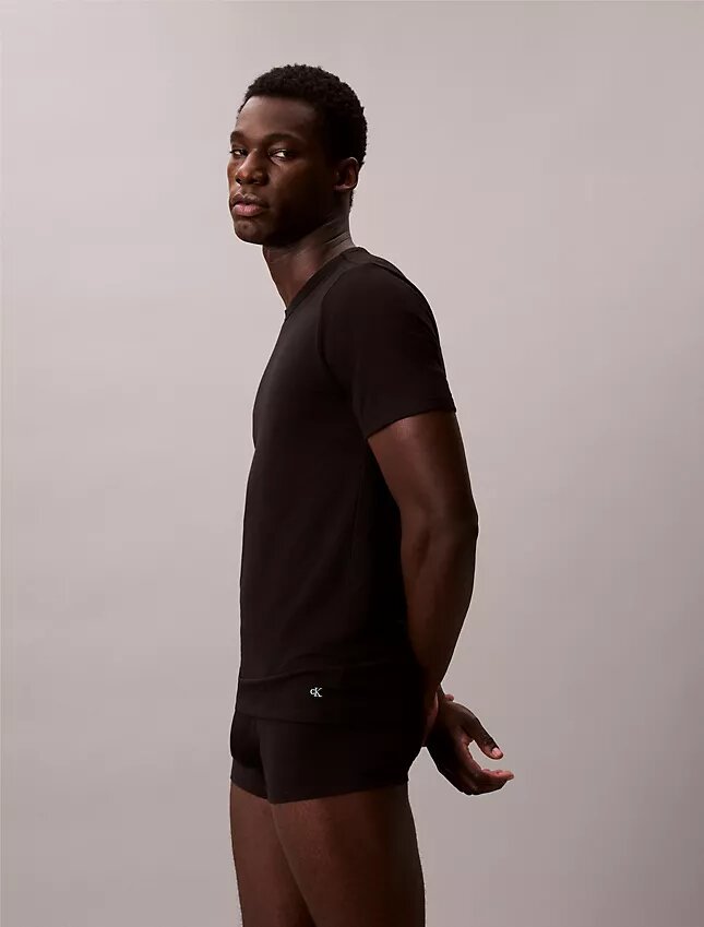 Cotton Stretch Blend 3-Pack Slim Fit Crewneck T-Shirt Cotton Stretch Blend 3-Pack Slim Fit Crewneck T-Shirt