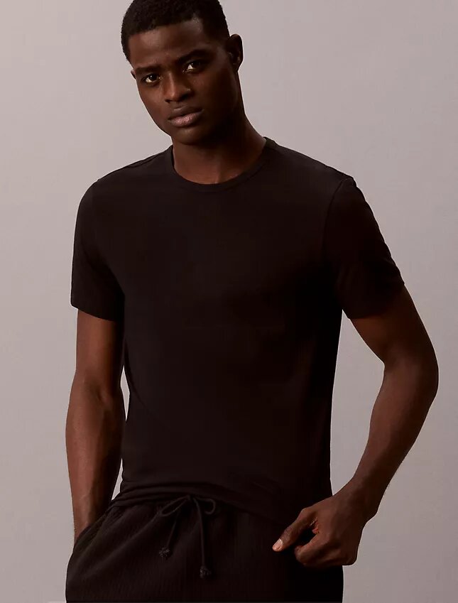 Cotton Stretch Blend 3-Pack Slim Fit Crewneck T-Shirt Cotton Stretch Blend 3-Pack Slim Fit Crewneck T-Shirt