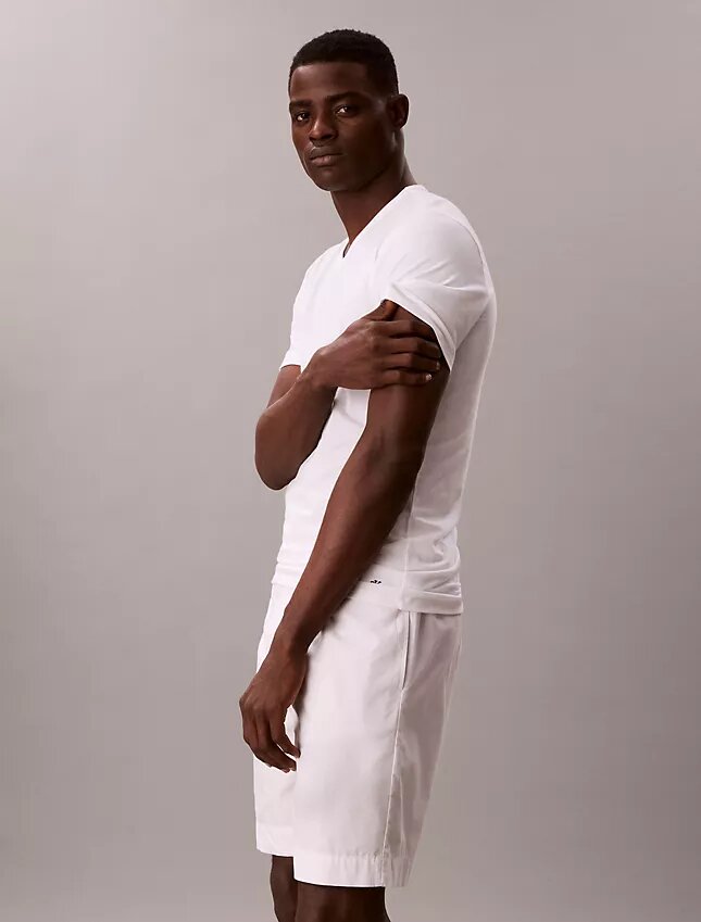 Cotton Stretch Blend 3-Pack Slim Fit V-Neck T-Shirt Cotton Stretch Blend 3-Pack Slim Fit V-Neck T-Shirt