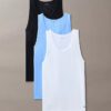 Cotton Stretch Blend 3-Pack Tank Top Cotton Stretch Blend 3-Pack Tank Top