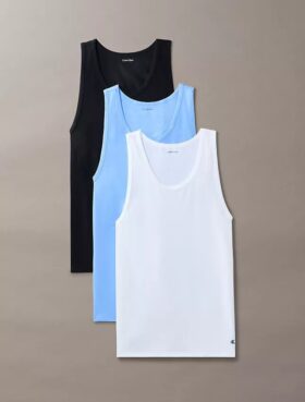 Cotton Stretch Blend 3-Pack Tank Top Cotton Stretch Blend 3-Pack Tank Top
