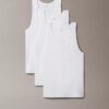 Cotton Stretch Blend 3-Pack Tank Top Cotton Stretch Blend 3-Pack Tank Top