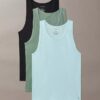 Cotton Stretch Blend 3-Pack Tank Top