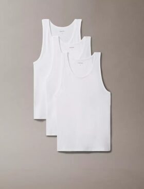 Cotton Stretch Blend 3-Pack Tank Top
