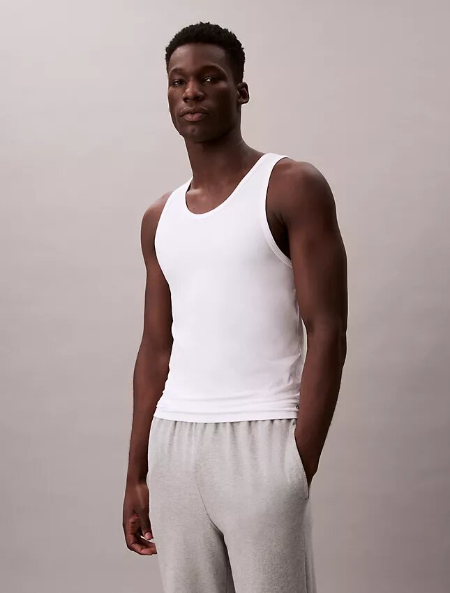 Cotton Stretch Blend 3-Pack Tank Top Cotton Stretch Blend 3-Pack Tank Top