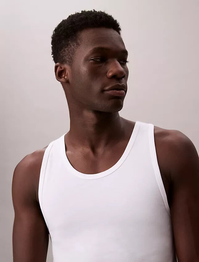 Cotton Stretch Blend 3-Pack Tank Top Cotton Stretch Blend 3-Pack Tank Top