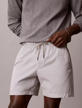 Cotton Stretch Chino Pull-On Shorts