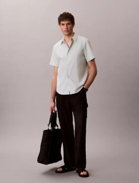 Cotton Stretch Classic Button-Down Shirt