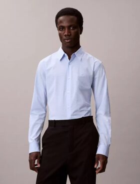 Cotton Stretch Gingham Slim Button-Down Shirt Cotton Stretch Gingham Slim Button-Down Shirt