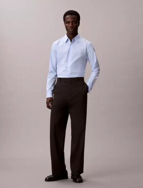 Cotton Stretch Gingham Slim Button-Down Shirt Cotton Stretch Gingham Slim Button-Down Shirt