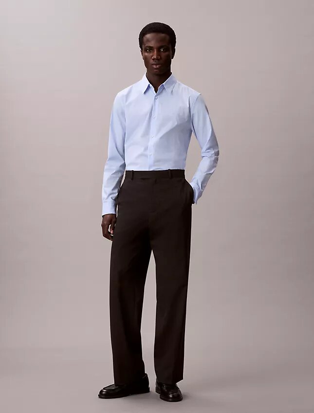 Cotton Stretch Gingham Slim Button-Down Shirt Cotton Stretch Gingham Slim Button-Down Shirt
