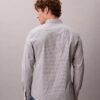 Cotton Stretch Gingham Slim Button-Down Shirt