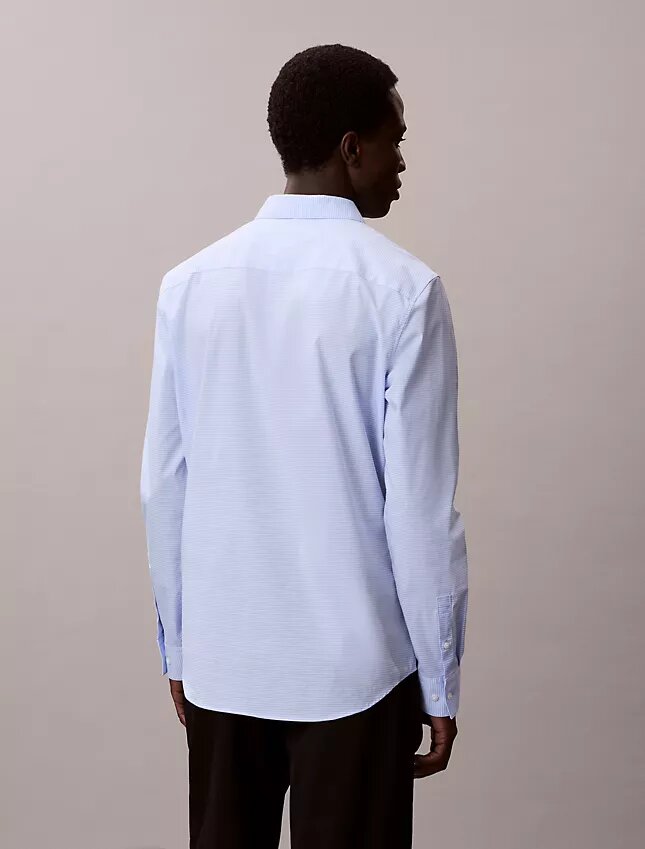 Cotton Stretch Gingham Slim Button-Down Shirt Cotton Stretch Gingham Slim Button-Down Shirt