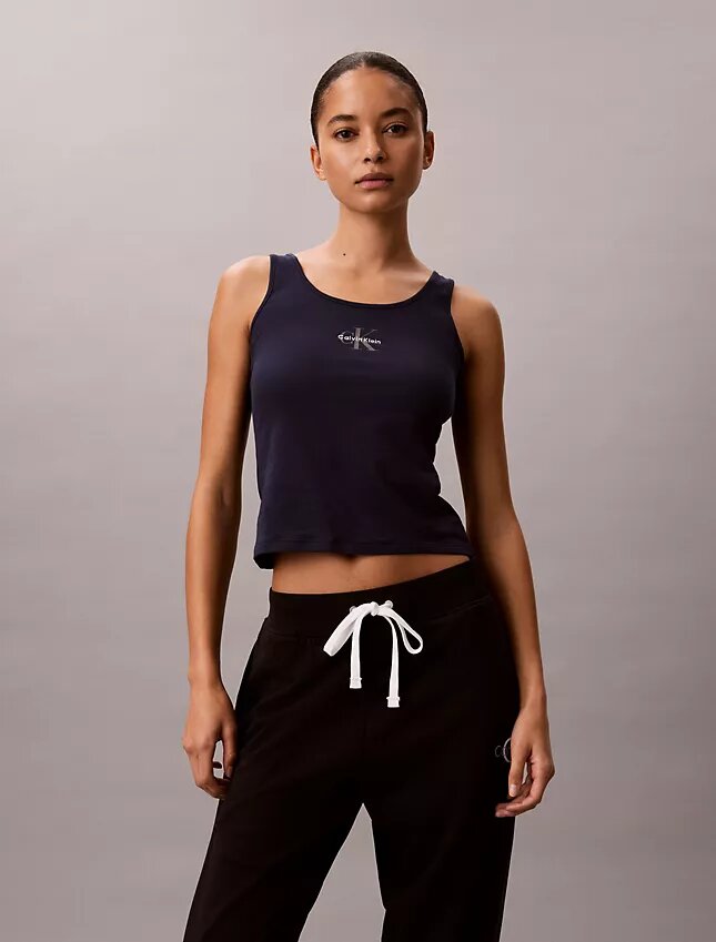 Cotton Stretch Lounge Tank Top Cotton Stretch Lounge Tank Top