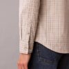Cotton Stretch Plaid Slim Button-Down Shirt Cotton Stretch Plaid Slim Button-Down Shirt