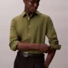 Cotton Stretch Poplin Slim Button-Down Shirt Cotton Stretch Poplin Slim Button-Down Shirt