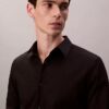 Cotton Stretch Poplin Slim Button-Down Shirt Cotton Stretch Poplin Slim Button-Down Shirt