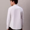 Cotton Stretch Poplin Slim Button-Down Shirt