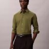 Cotton Stretch Poplin Slim Button-Down Shirt Cotton Stretch Poplin Slim Button-Down Shirt