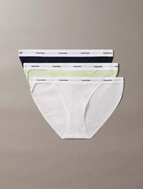 Cotton Stretch Rib 3-Pack String Bikini