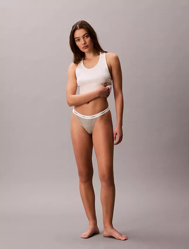 Cotton Stretch Rib 3-Pack String Thong Cotton Stretch Rib 3-Pack String Thong