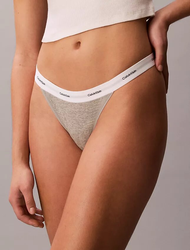 Cotton Stretch Rib 3-Pack String Thong Cotton Stretch Rib 3-Pack String Thong
