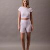 Cotton Stretch Rib Bike Shorts