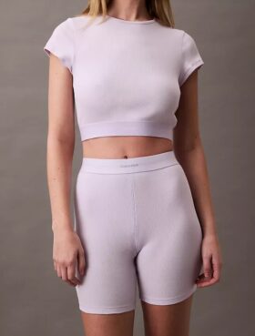 Cotton Stretch Rib Bike Shorts Cotton Stretch Rib Bike Shorts