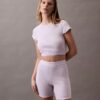 Cotton Stretch Rib Bike Shorts