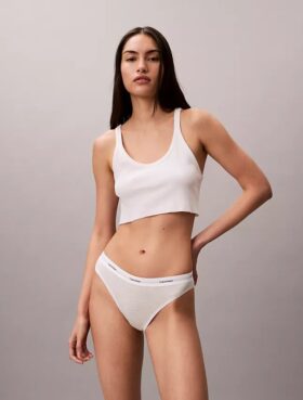 Cotton Stretch Rib Bikini