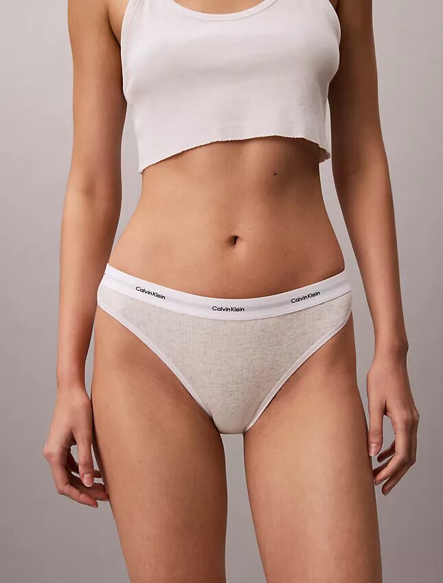 Cotton Stretch Rib Bikini Cotton Stretch Rib Bikini