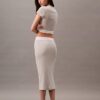 Cotton Stretch Rib Cropped Tee Cotton Stretch Rib Cropped Tee