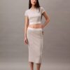 Cotton Stretch Rib Cropped Tee Cotton Stretch Rib Cropped Tee