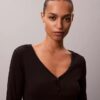 Cotton Stretch Rib Henley T-Shirt Cotton Stretch Rib Henley T-Shirt