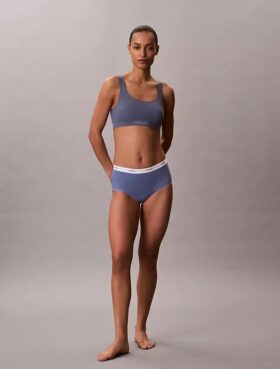 Cotton Stretch Rib High Rise Brief