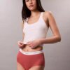 Cotton Stretch Rib High Rise Brief Cotton Stretch Rib High Rise Brief