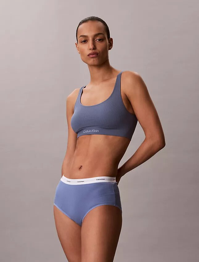 Cotton Stretch Rib High Rise Brief Cotton Stretch Rib High Rise Brief